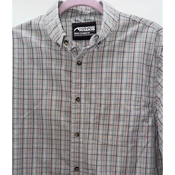 Mountain Khakis Plaid Long Sleeve‎ Button Down Shirt Mens Small - Picture 1 of 7